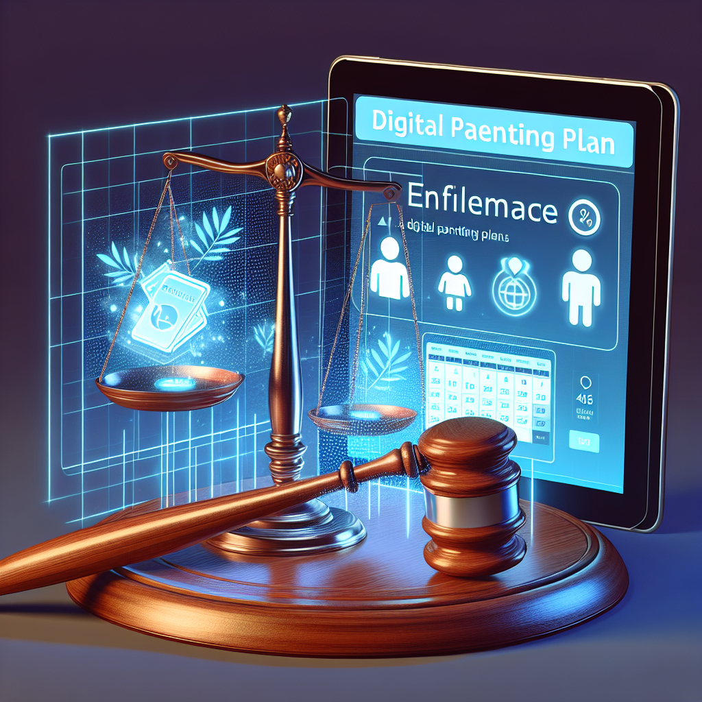 Digital Parenting Plans and Enforceability in Family Court