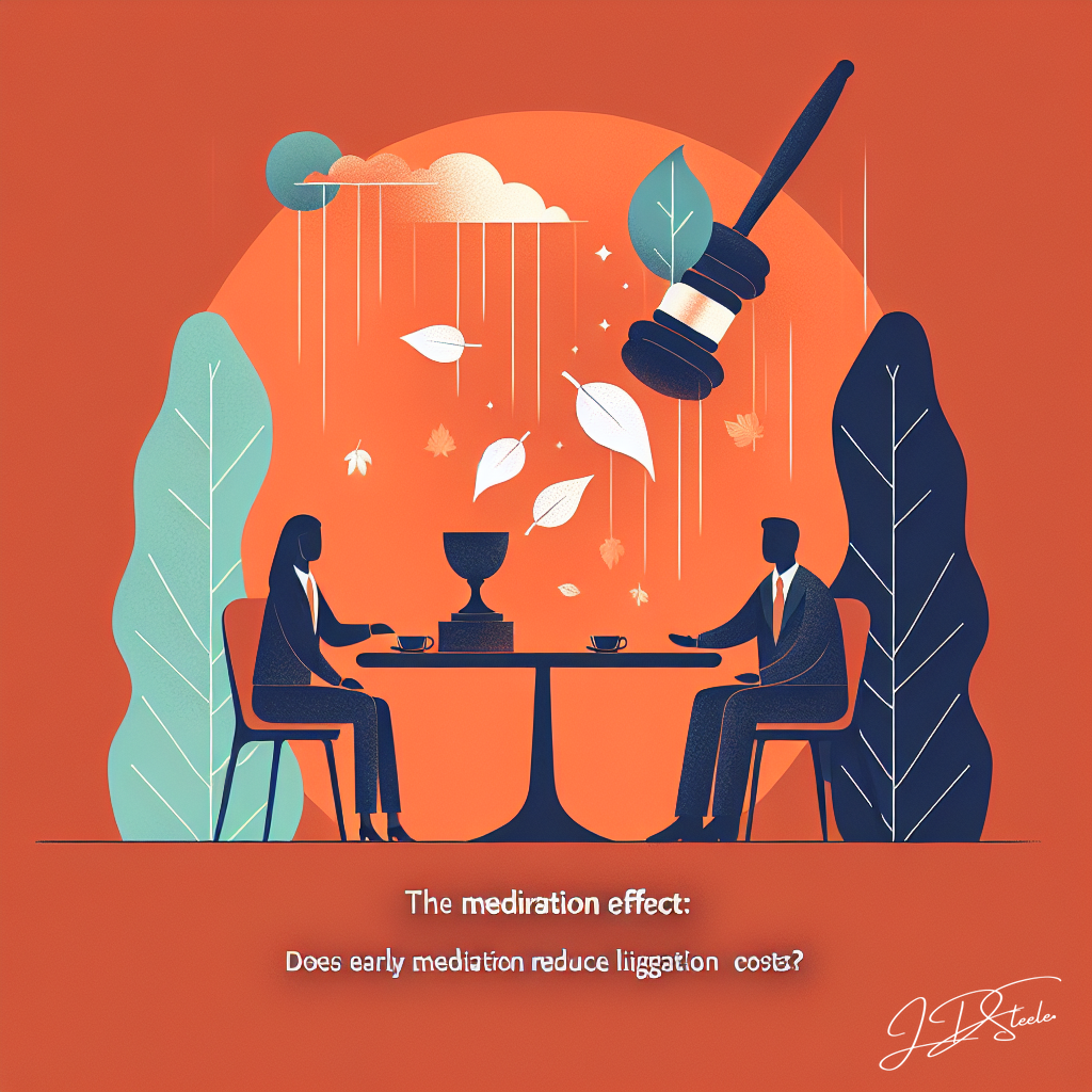 The ‘Mediation‑tion’ Effect: Does Early Mediation Reduce Litigation Costs in Cook County?